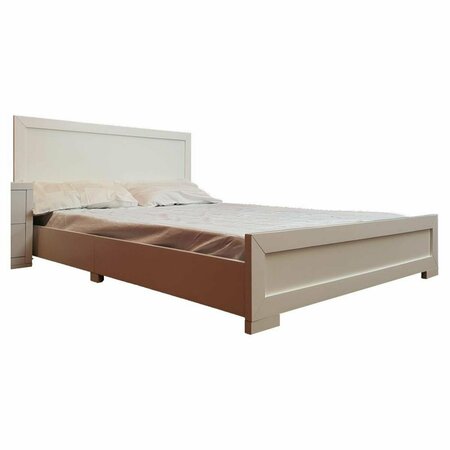 TEMPLETON Oxford White Twin Size Bed TE3287254
